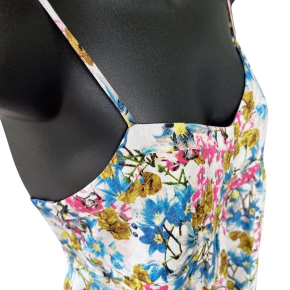 🌸4/$30🌸 Floral Print Ruffle Hem Cami Dress - Picture 3 of 15